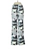 Princess Polly Print Silver Casual Pants Size 2 - photo 2