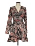Missguided 100% Polyester Paisley Brown Cocktail Dress Size 6 - photo 1
