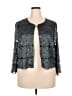 J Howard Teal Jacket Size 24w - photo 1