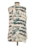 CAbi 100% Polyester Green Sleeveless Blouse Size S - photo 2