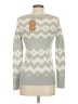 G.H. Bass & Co. Chevron-herringbone Gray Pullover Sweater Size XS - photo 2