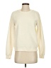 Lucky Brand 100% Polyester Solid Ivory Sweatshirt Size S - photo 1