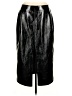 Gap 100% Polyester Black Faux Leather Skirt Size 8 - photo 1