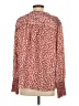 Marie Oliver 100% Polyester Animal Print Red Long Sleeve Blouse Size L - photo 2
