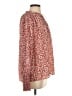 Marie Oliver 100% Polyester Animal Print Red Long Sleeve Blouse Size L - photo 4