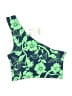 Zara Floral Green Swimsuit Top Size S - photo 2
