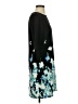 Elle Graphic Black Cocktail Dress Size S - photo 4