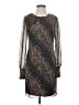 Miss Sixty 100% Polyester Tweed Brown Cocktail Dress Size M - photo 1