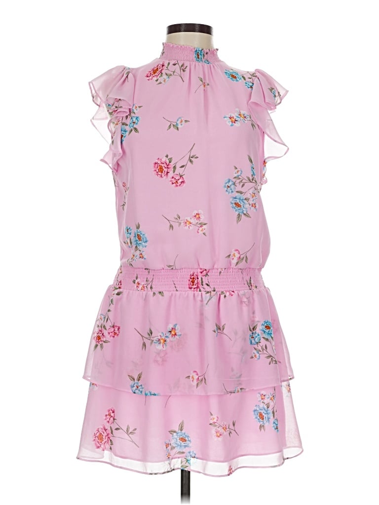 Pre-owned 1.state Casual Dress In Pink