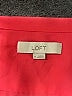 Ann Taylor LOFT 100% Polyester Red Long Sleeve Blouse Size M - photo 7
