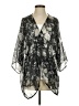 Lucky Brand 100% Polyester Gray Cardigan Size XS (estimated) - photo 1