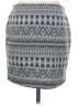 Express Graphic Gray Casual Skirt Size S - photo 2