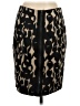 Ann Taylor Animal Print Black Formal Skirt Size 4 - photo 2