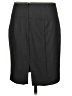 Express Solid Gray Formal Skirt Size 4 - photo 2