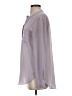 Joe Fresh 100% Polyester Gray Long Sleeve Blouse Size S - photo 5