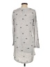 Laura Ashley Gray Casual Dress Size S - photo 2