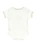 Assorted Brands 100% Organic Cotton Ivory Short Sleeve Onesie Size 3-6 mo - photo 2