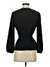 J.Crew 100% Polyester Black Long Sleeve Blouse Size 2 - photo 2