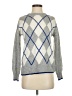 Cupcakes & Cashmere Argyle Silver Pullover Sweater Size XS - photo 1