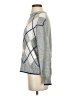 Cupcakes & Cashmere Argyle Silver Pullover Sweater Size XS - photo 5