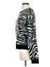 Aqua 100% Acrylic Animal Print Black Pullover Sweater Size S - photo 5