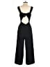 Madewell 100% Polyester Solid Black Jumpsuit Size 2 - photo 2