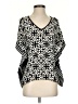 Trina Turk Black 3/4 Sleeve Blouse Size P (petite) - photo 1