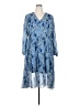 Joie 100% Polyester Paisley Blue Casual Dress Size XXL - photo 1