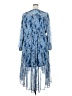 Joie 100% Polyester Paisley Blue Casual Dress Size XXL - photo 2