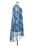 Joie 100% Polyester Paisley Blue Casual Dress Size XXL - photo 4
