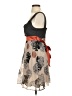 Alan del Rosario Print Gray Cocktail Dress Size 4 - photo 5