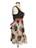 Alan del Rosario Print Gray Cocktail Dress Size 4 - photo 4