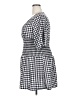 Shein 100% Polyester Checkered-gingham Black Casual Dress Size XL - photo 5