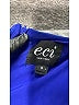ECI 100% Polyester Paisley Blue Cocktail Dress Size 4 - photo 6