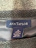 Ann Taylor 100% Wool Chevron-herringbone Gray Wool Skirt Size 10 - photo 4