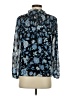 J.Crew Blue Long Sleeve Blouse Size S - photo 2