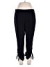 1.State 100% Polyester Solid Black Track Pants Size L - photo 1