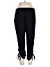 1.State 100% Polyester Solid Black Track Pants Size L - photo 2