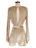 Honey Punch Metallic Tan Romper Size S - photo 2