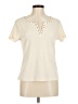 Shyanne Ivory Short Sleeve Blouse Size M - photo 1