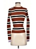 Solid & Striped Stripes Brown Turtleneck Sweater Size XS - photo 1