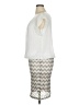 Karin Stevens 100% Polyester Chevron-herringbone Ivory Cocktail Dress Size 14 - photo 5