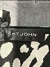 St. John Graphic Black Cocktail Dress Size 12 - photo 7