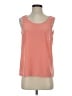 Liz Claiborne 100% Polyester Orange Sleeveless Top Size S - photo 1