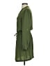 Mott50 100% Polyester Solid Green Casual Dress Size S - photo 5