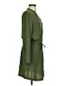 Mott50 100% Polyester Solid Green Casual Dress Size S - photo 4