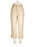Bill Blass Solid Tan Linen Pants Size 10 - photo 1