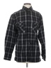 St. John's Bay Plaid Black Long Sleeve Button-Down Shirt Size S - photo 1