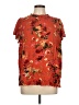 Torrid Orange Short Sleeve Blouse Size 1X Plus (1) - photo 1