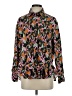 Roberta Freymann Print Green Pink Long Sleeve Blouse Size S - photo 1